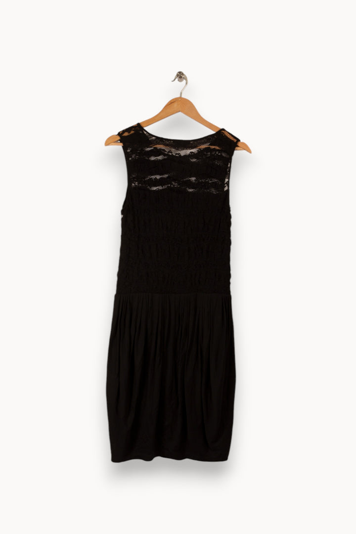 Robe noire bimatière - Taille S/36 de la marque Filippa K | PARAD33029 - Vendu par Paradigme - Image 3