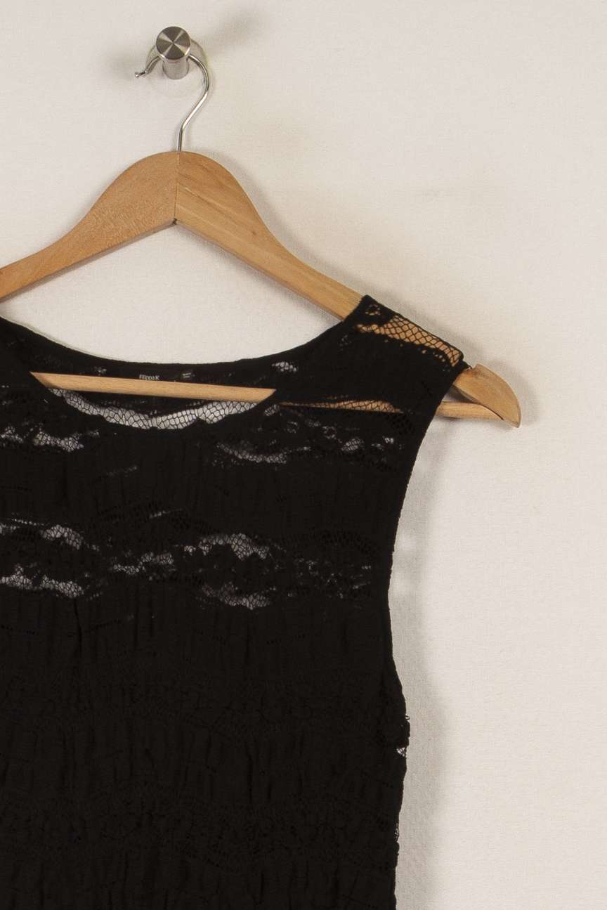 Robe noire bimatière - Taille S/36 de la marque Filippa K | PARAD33029 - Vendu par Paradigme - Image 2