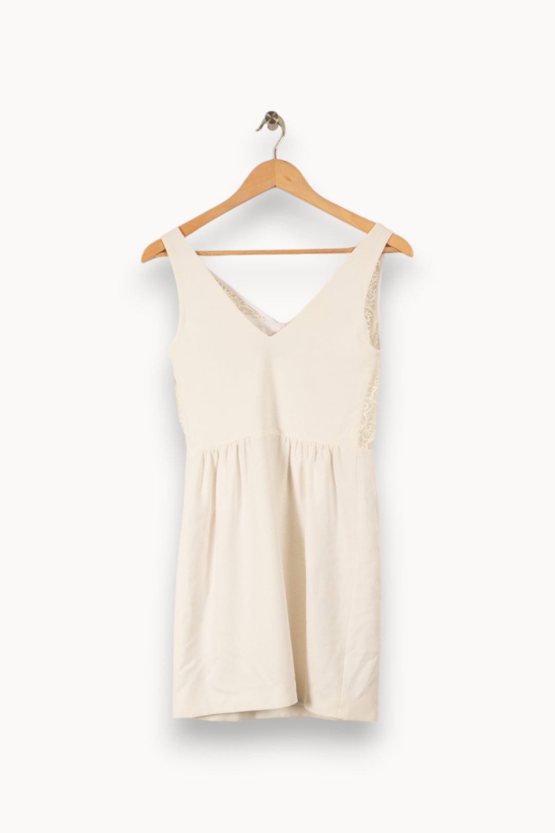 Robe blanche avec détails - Taille S/36 de la marque Sandro | PARAD33034 - Vendu par Paradigme - Image 3