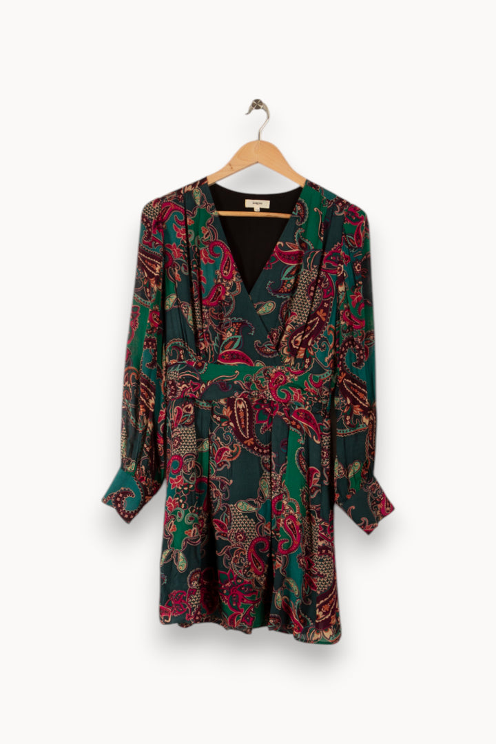 Robe verte à motifs - Taille M/38 de la marque Suncoo | PARAD33073 - Vendu par Paradigme - Image 1