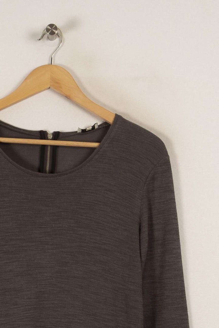 Robe Gris - Taille S/36 de la marque Claudie Pierlot | PARAD33078 - Vendu par Paradigme - Image 2
