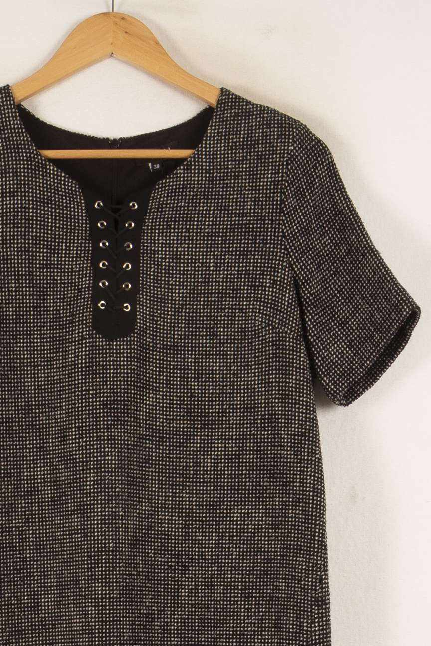 Robe Droite Noire - Taille M/38 de la marque Caroll | PARAD33087 - Vendu par Paradigme - Image 3