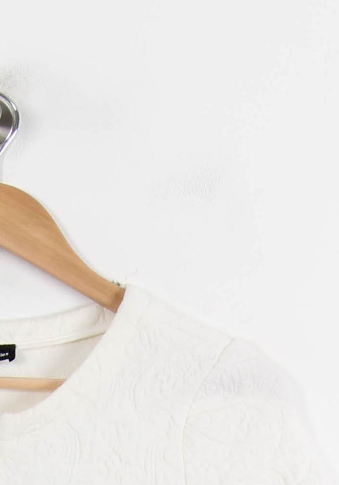 Robe Courte Blanche - Taille L/40 de la marque The Kooples | PARAD33095 - Vendu par Paradigme - Image 3