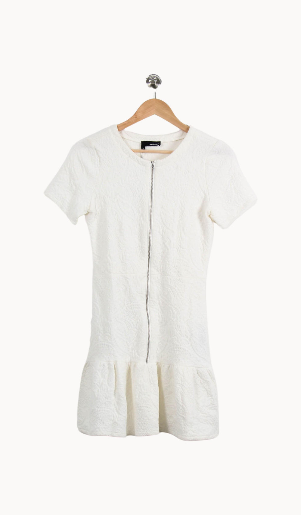 Robe Courte Blanche - Taille L/40 de la marque The Kooples | PARAD33095 - Vendu par Paradigme - Image 2