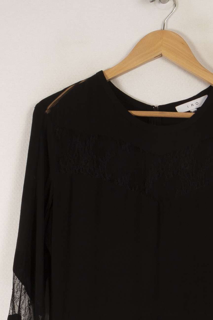 Robe noire avec détails - Taille M/38 de la marque IRO | PARAD33105 - Vendu par Paradigme - Image 2