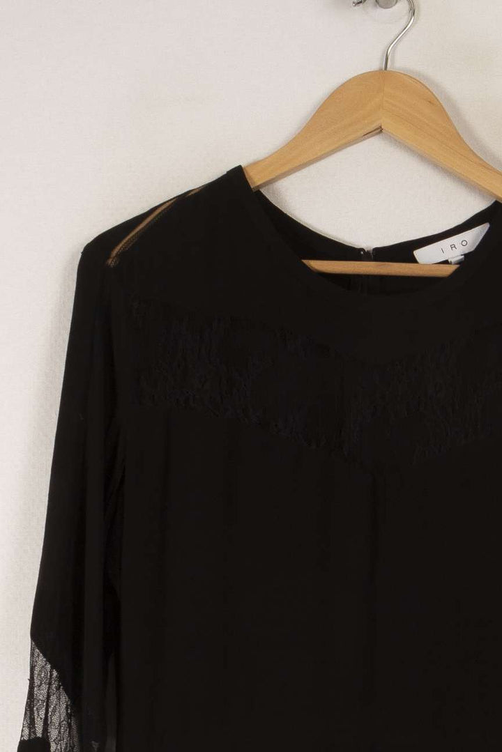 Robe noire avec détails - Taille M/38 de la marque IRO | PARAD33105 - Vendu par Paradigme - Image 2