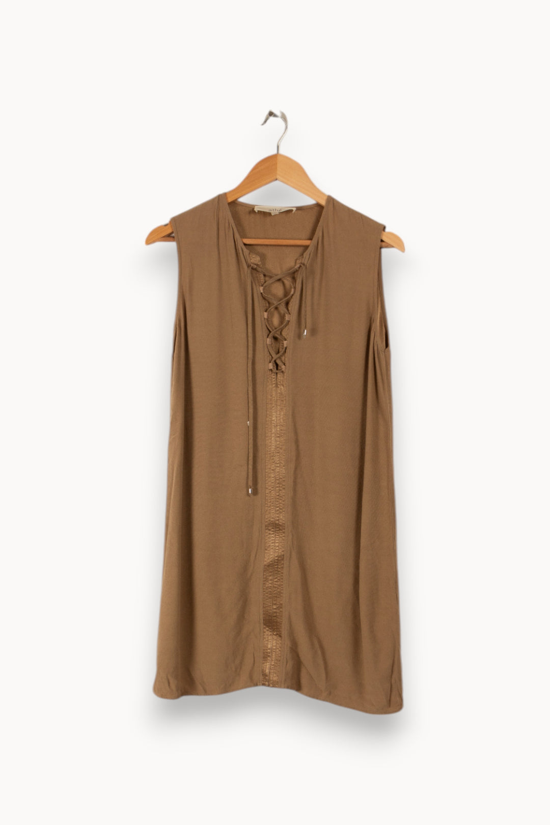 Robe verte - Taille M/38 de la marque Vanessa Bruno - Athé | PARAD33108 - Vendu par Paradigme - Image 1