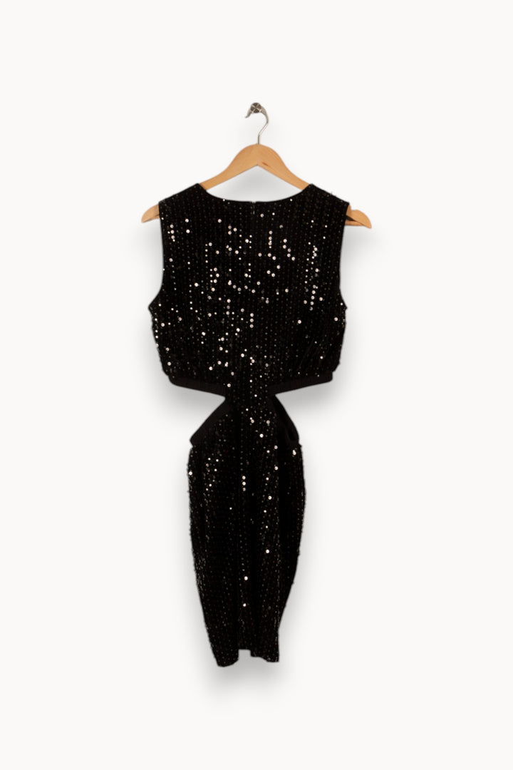 Robe noire à sequins - Taille M/38 de la marque Maje | PARAD33109 - Vendu par Paradigme - Image 3