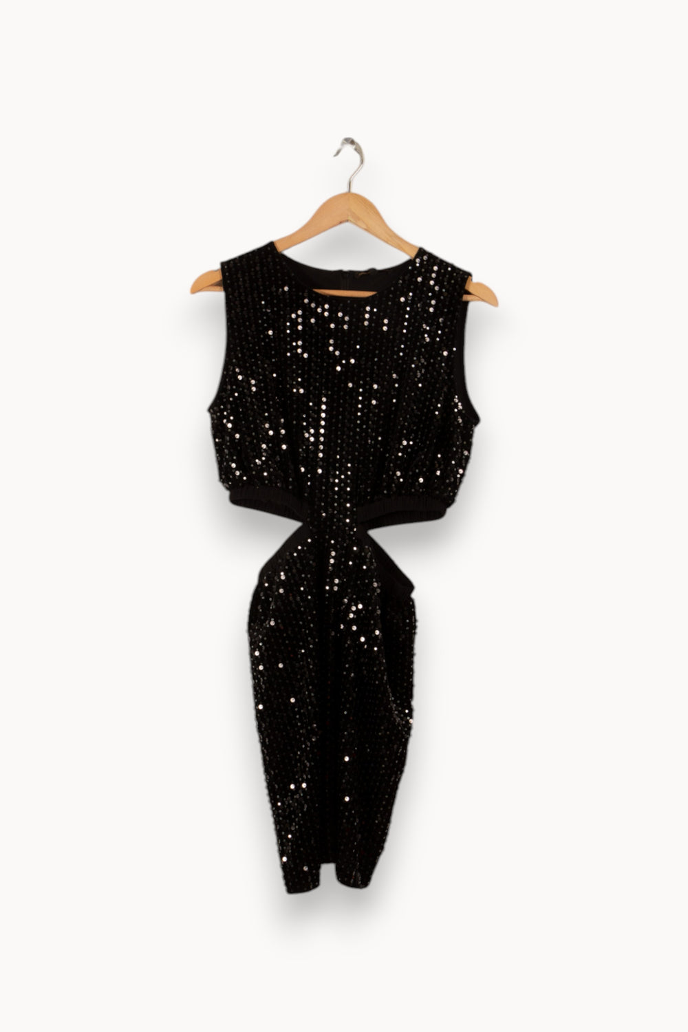 Robe noire à sequins - Taille M/38 de la marque Maje | PARAD33109 - Vendu par Paradigme - Image 1