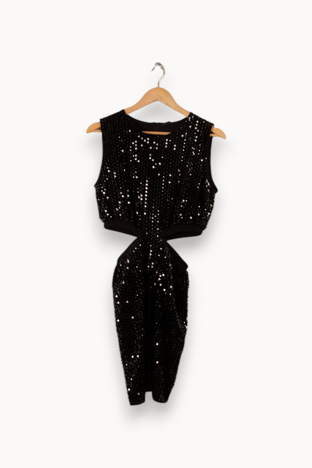 Robe noire à sequins - Taille M/38 de la marque Maje | PARAD33109 - Vendu par Paradigme - Image 1