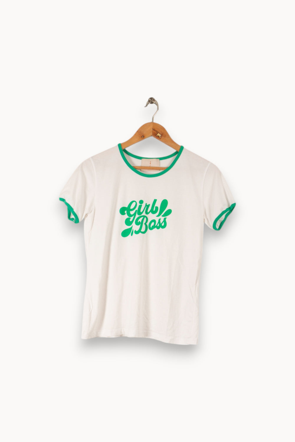 T-shirt blanc et vert - Taille XS/34 de la marque Imprevu | PARAD33126 - Vendu par Paradigme - Image 1