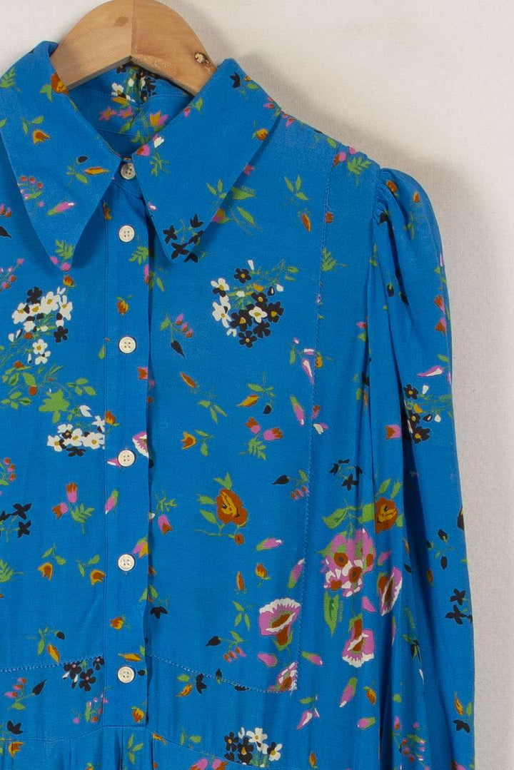 Robe longue bleue à motifs - Taille L/40 de la marque Zadig&Voltaire | PARAD33141 - Vendu par Paradigme - Image 2