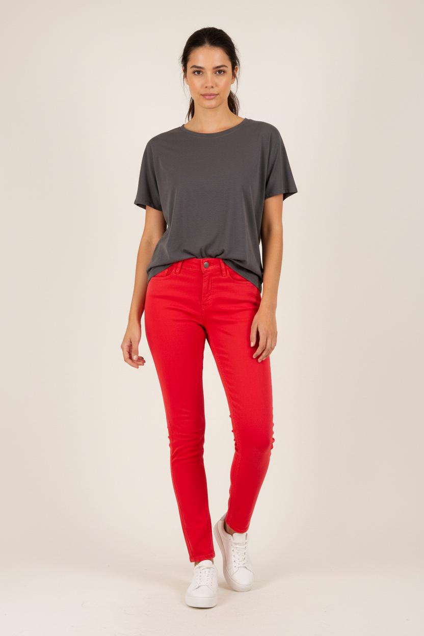 Jean Rouge - Taille XS/34 de la marque Comptoir des Cotonniers | PARAD33152 - Vendu par Paradigme - Image 1