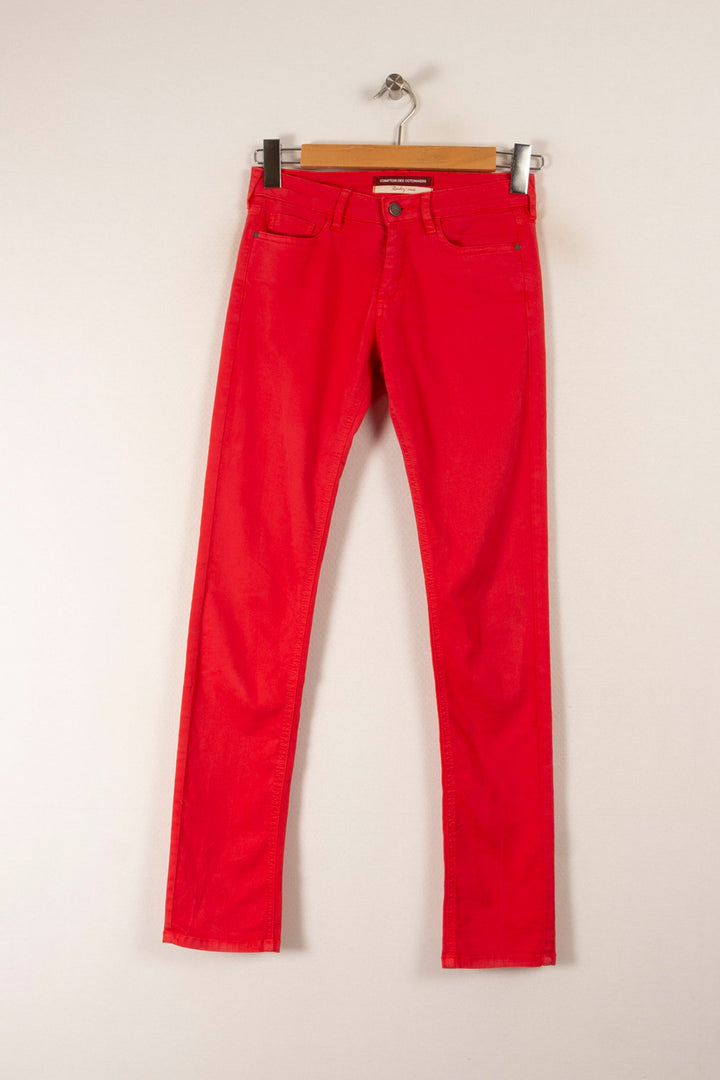 Jean Rouge - Taille XS/34 de la marque Comptoir des Cotonniers | PARAD33152 - Vendu par Paradigme - Image 2