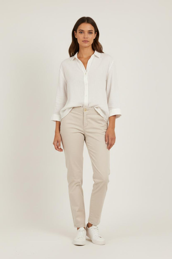 Pantalon Beige - Taille XS/34 de la marque Comptoir des Cotonniers | PARAD33153 - Vendu par Paradigme - Image 1