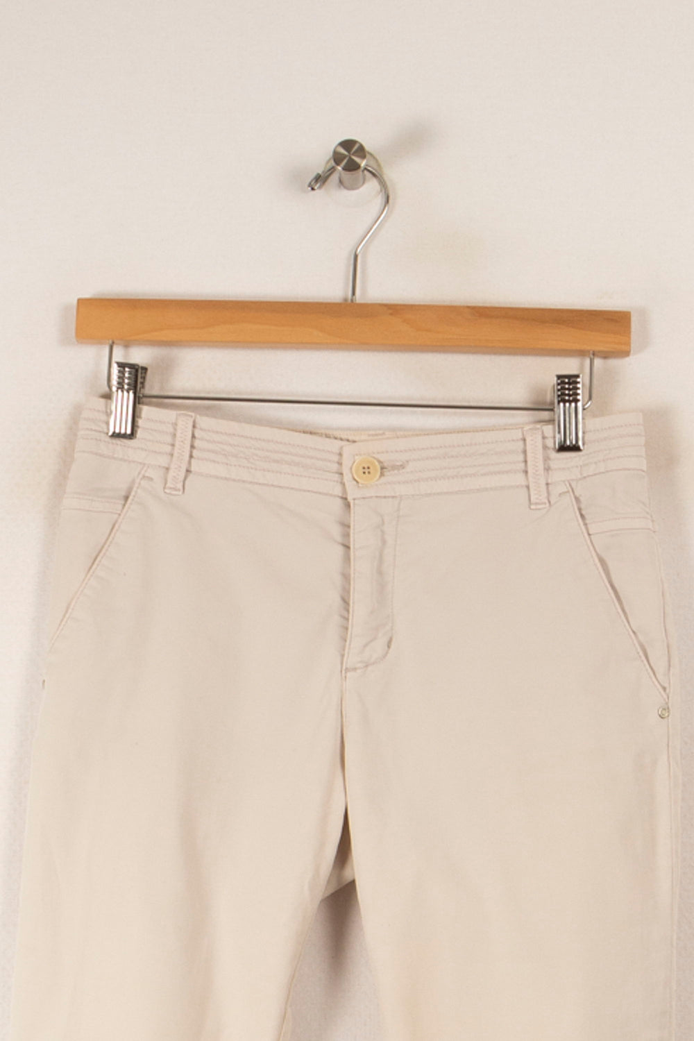 Pantalon Beige - Taille XS/34 de la marque Comptoir des Cotonniers | PARAD33153 - Vendu par Paradigme - Image 2