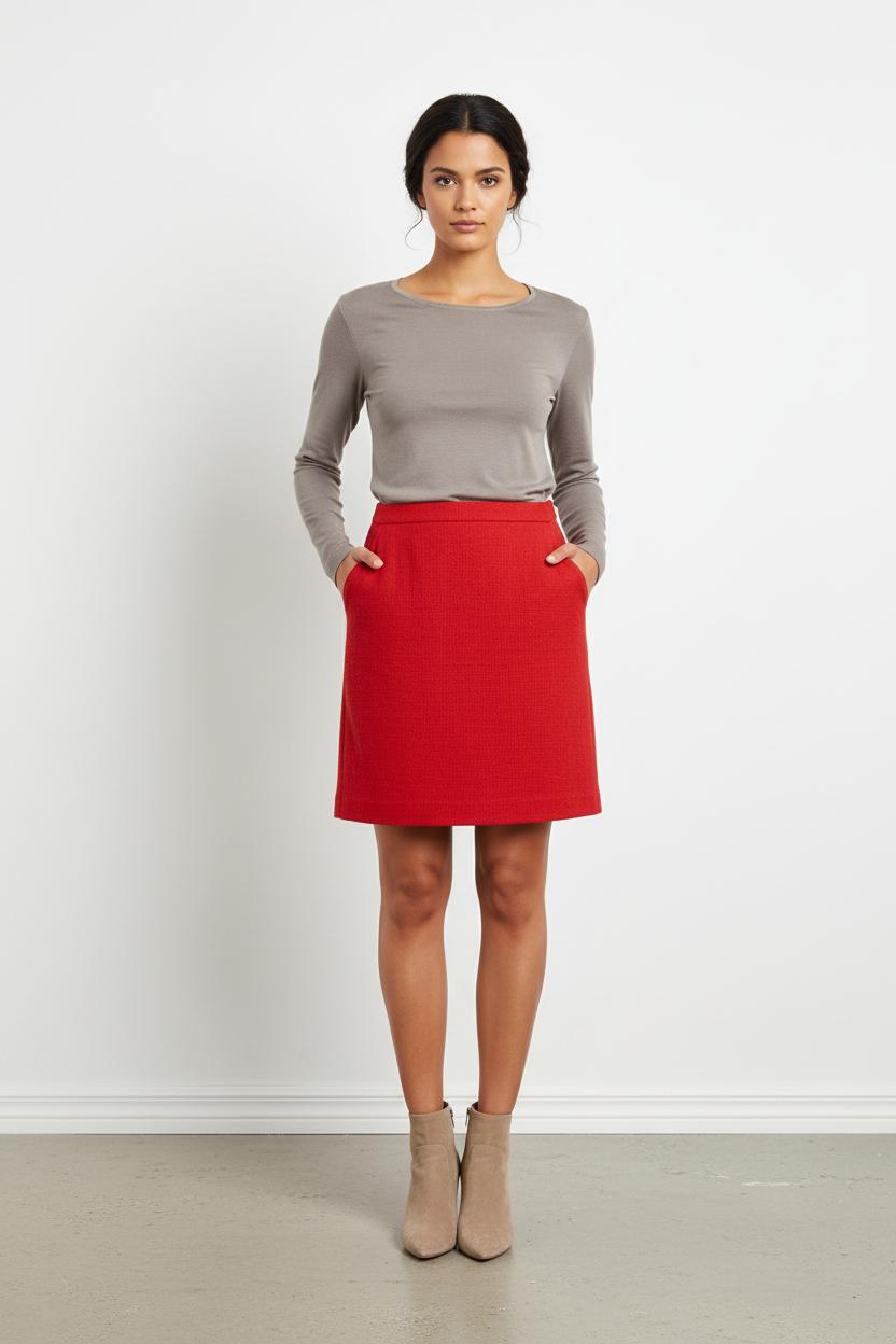 Jupe Rouge - Taille L/40