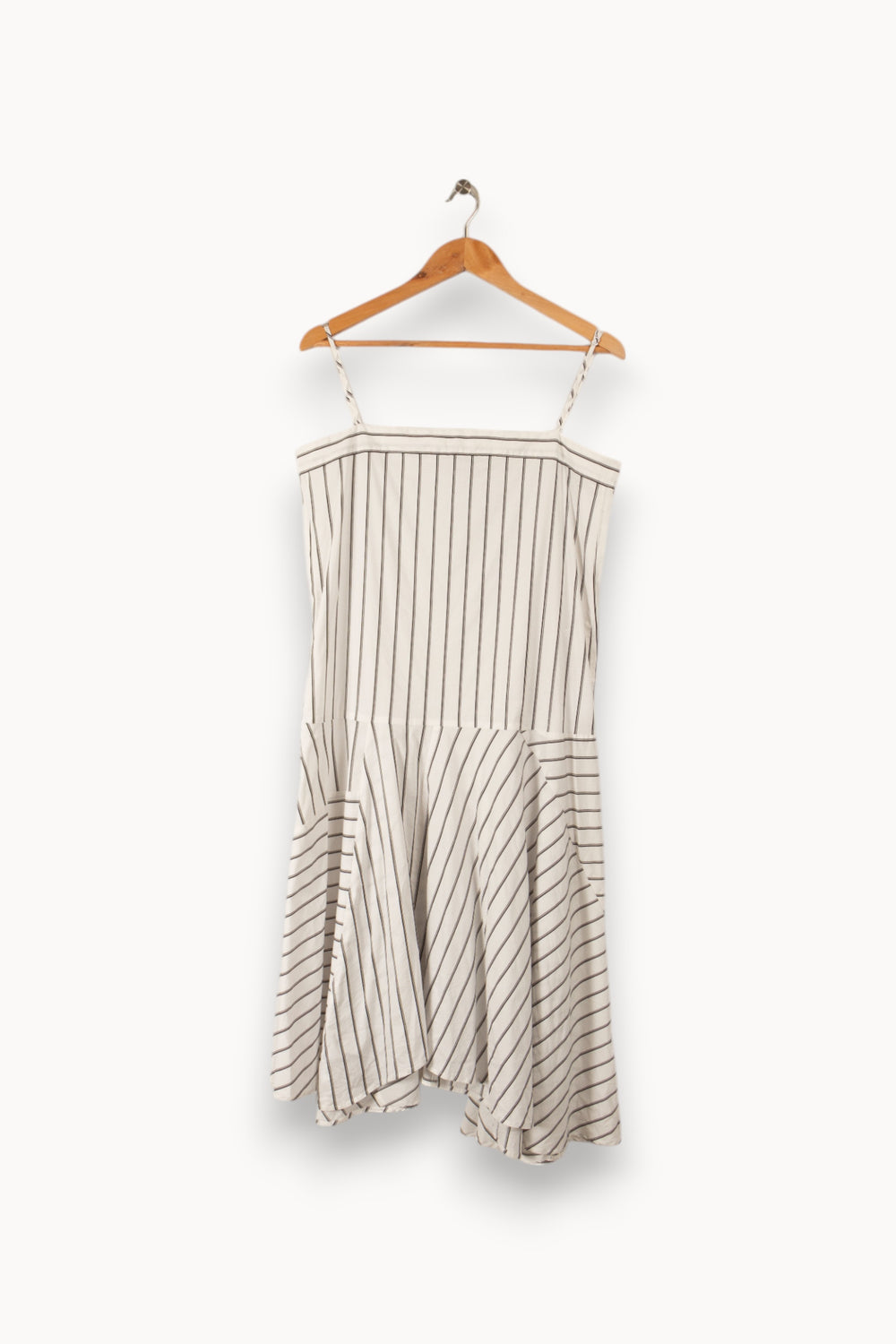 Robe blanche rayée - Taille XL/42 de la marque Pablo | PARAD33181 - Vendu par Paradigme - Image 1
