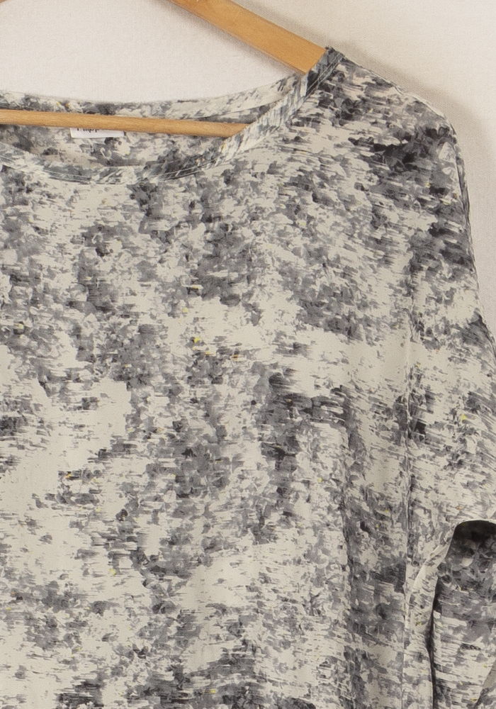 Robe Droite Grise et Blanche - Taille S/36 de la marque Filippa K | PARAD33190 - Vendu par Paradigme - Image 3