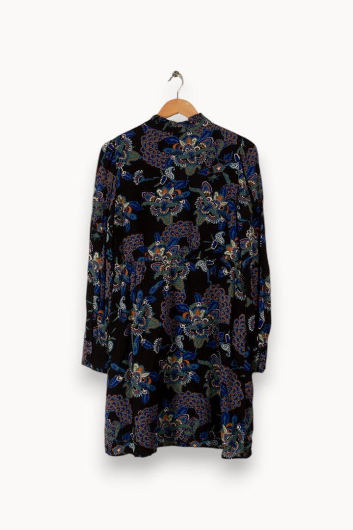 Robe noire et bleue à motifs - Taille L/40 de la marque Maison 123 | PARAD33195 - Vendu par Paradigme - Image 3