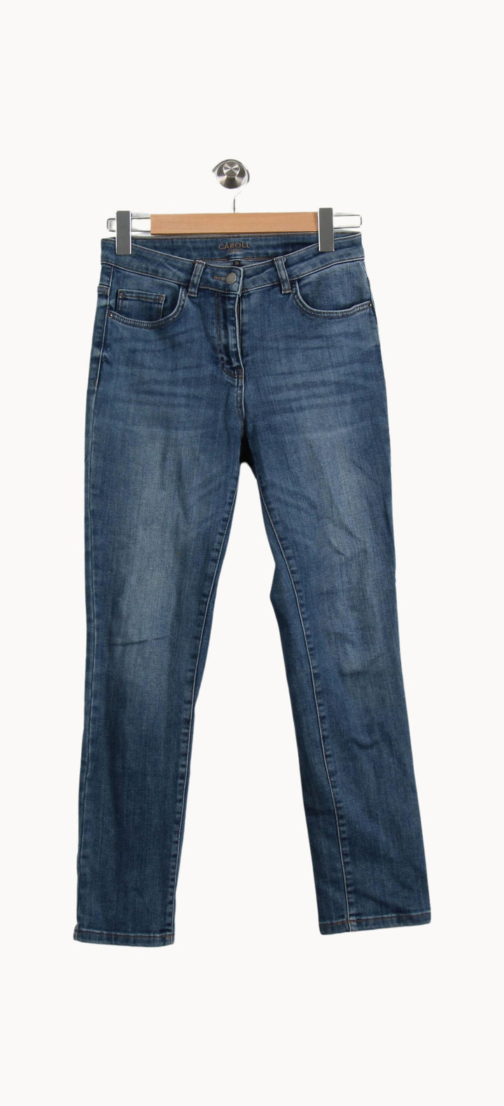Jean Bleu - Taille S/36 de la marque Caroll | PARAD33213 - Vendu par Paradigme - Image 2