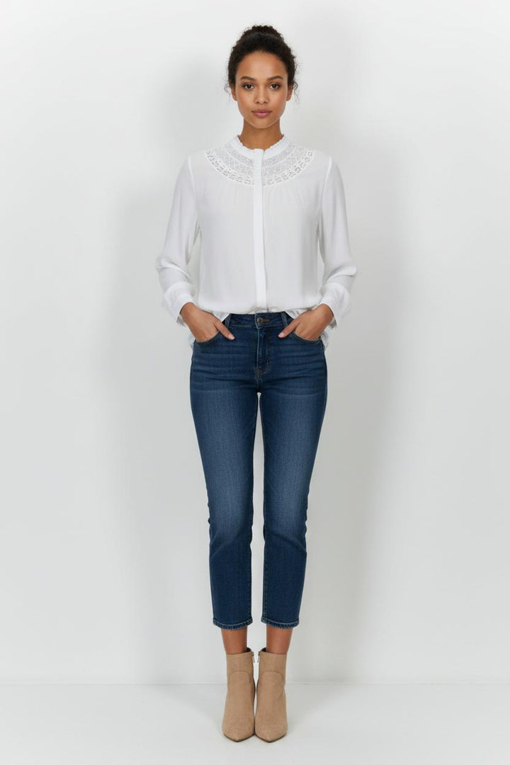 Blouse Blanche - Taille M/38 de la marque Caroll | PARAD33239 - Vendu par Paradigme - Image 1