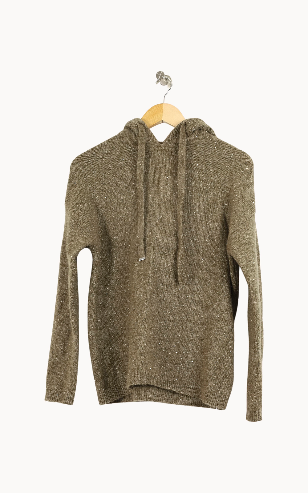 Pull à Capuche Vert - Taille S/36 de la marque Maison 123 | PARAD33244 - Vendu par Paradigme - Image 2