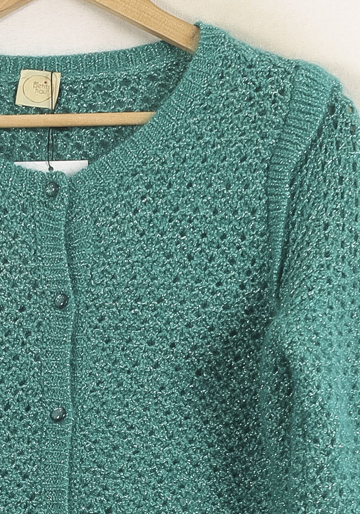 Cardigan Vert - Taille S/36 de la marque Des petits hauts | PARAD33256 - Vendu par Paradigme - Image 3