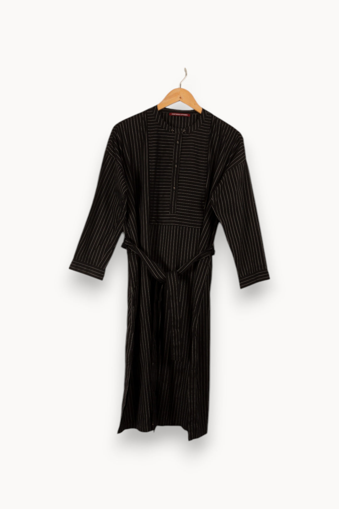 Robe noire rayée - Taille M/38 de la marque Comptoir des Cotonniers | PARAD33280 - Vendu par Paradigme - Image 1