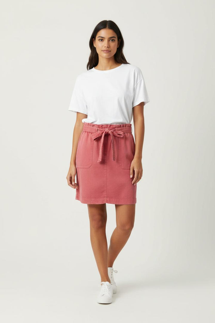 Jupe Courte Rose - Taille S/36 de la marque IKKS | PARAD33283 - Vendu par Paradigme - Image 1