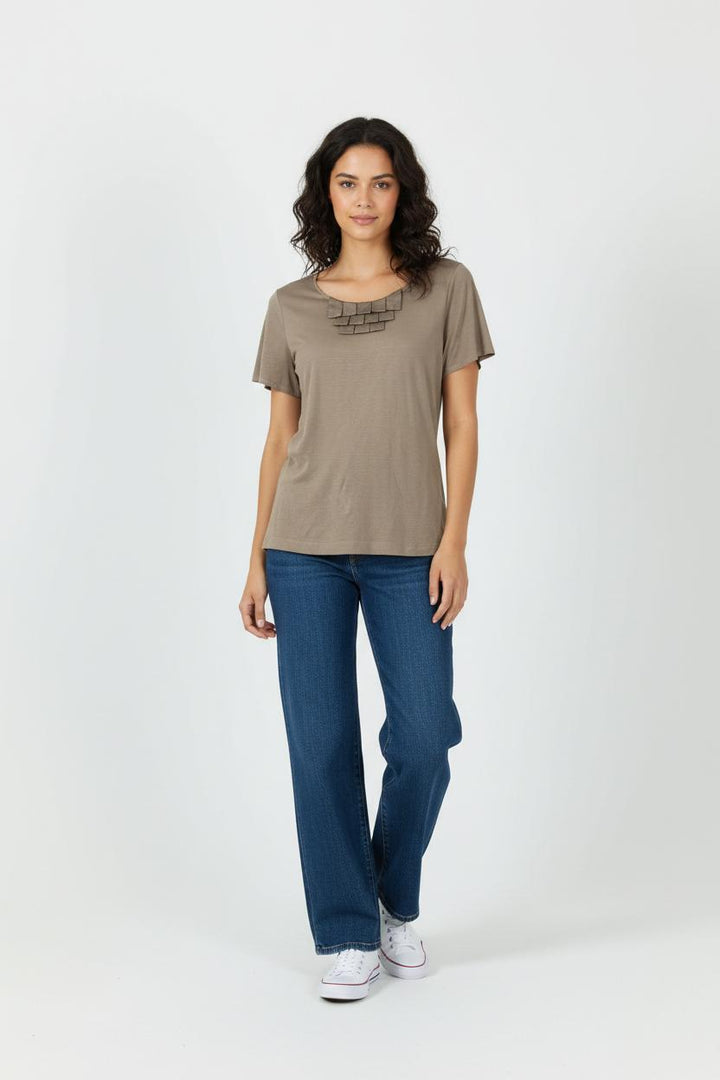 Tee-shirt Marron - Taille S/36 de la marque Rodier | PARAD33290 - Vendu par Paradigme - Image 1
