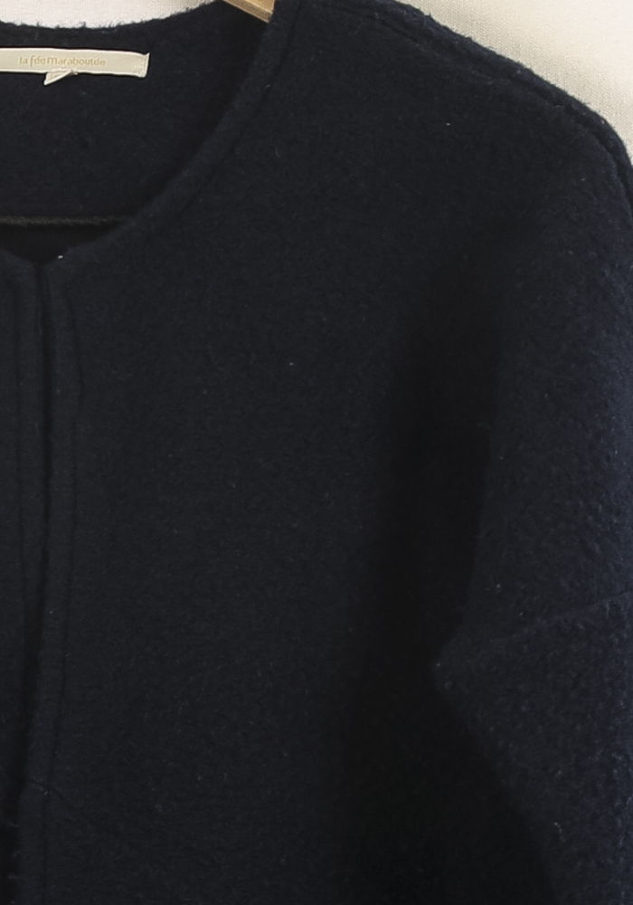 Manteau Bleu - Taille M/38 de la marque La Fée Maraboutée | PARAD33313 - Vendu par Paradigme - Image 3