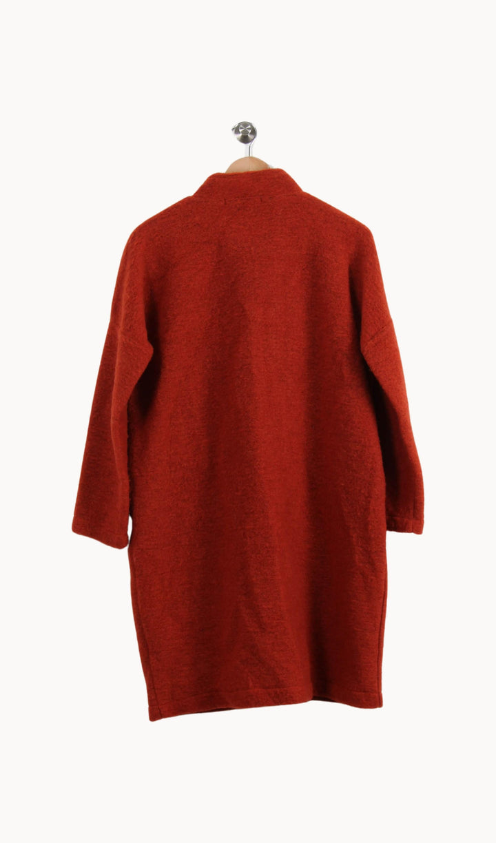 Manteau Orange - Taille S/36 de la marque La Fée Maraboutée | PARAD33315 - Vendu par Paradigme - Image 4