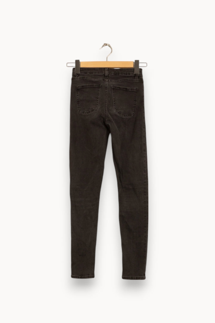 Jean Slim Gris - Taille XS/34 de la marque Acne Studios | PARAD33322 - Vendu par Paradigme - Image 4