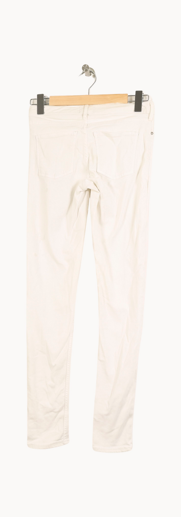 Jean Slim Blanc - Taille S/36 de la marque Acne Studios | PARAD33326 - Vendu par Paradigme - Image 4