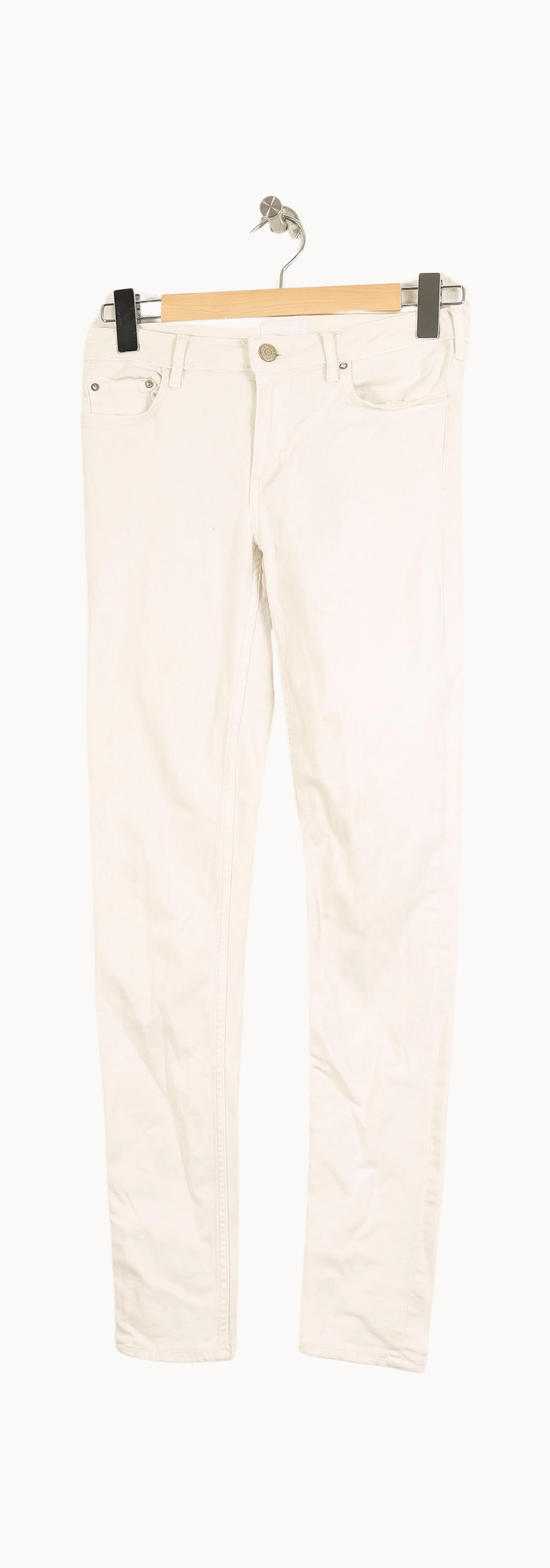 Jean Slim Blanc - Taille S/36 de la marque Acne Studios | PARAD33326 - Vendu par Paradigme - Image 2