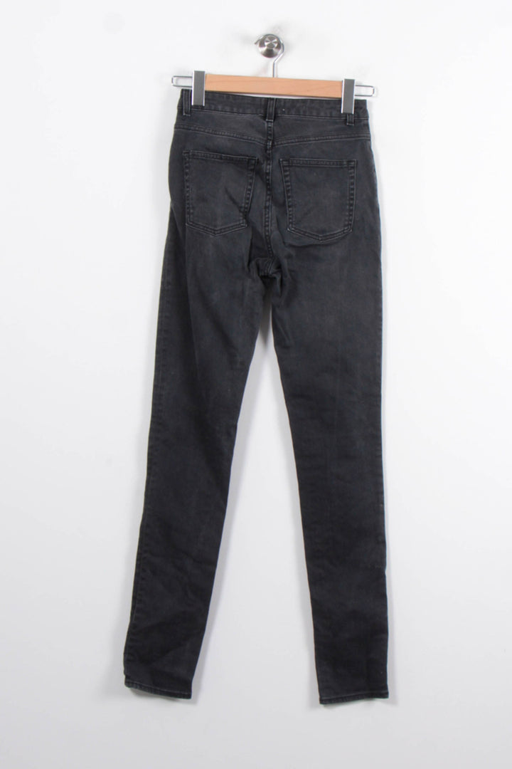 Jean Slim Noir - Taille S/36 de la marque Acne Studios | PARAD33333 - Vendu par Paradigme - Image 4