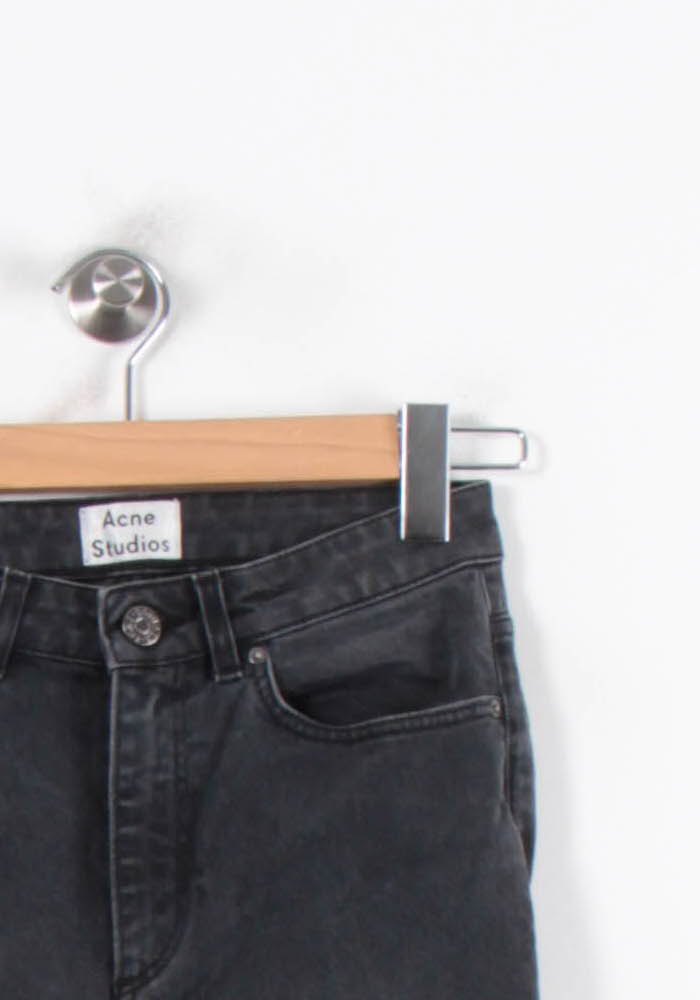 Jean Slim Noir - Taille S/36 de la marque Acne Studios | PARAD33333 - Vendu par Paradigme - Image 3