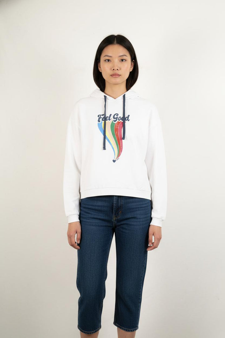 Sweat à Capuche Blanc - Taille M/38