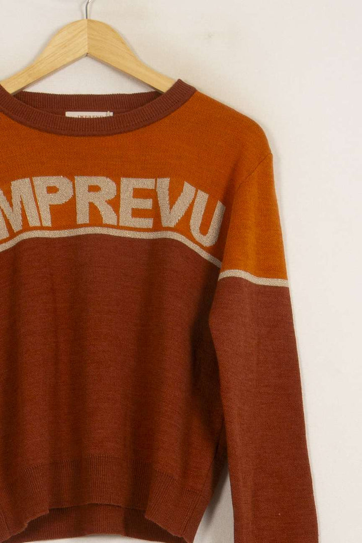 Pull Marron - Taille M/38 de la marque Imprevu | PARAD33348 - Vendu par Paradigme - Image 3