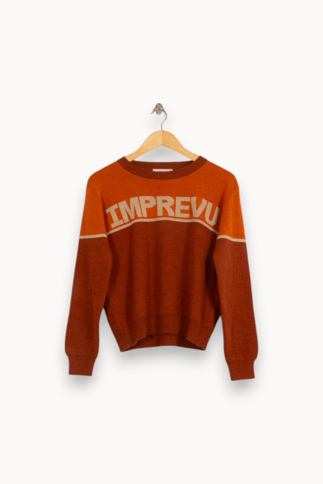 Pull Marron - Taille M/38 de la marque Imprevu | PARAD33348 - Vendu par Paradigme - Image 2
