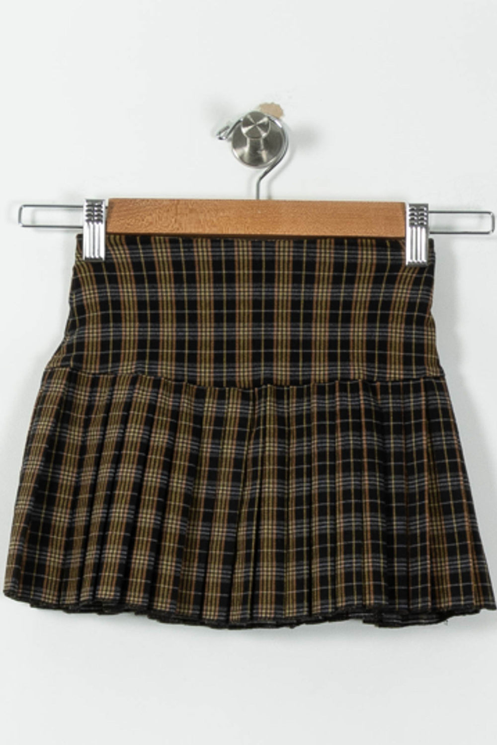 Jupe Plissée Noire et Marron - Taille S/36 de la marque Imprevu | PARAD33381 - Vendu par Paradigme - Image 2
