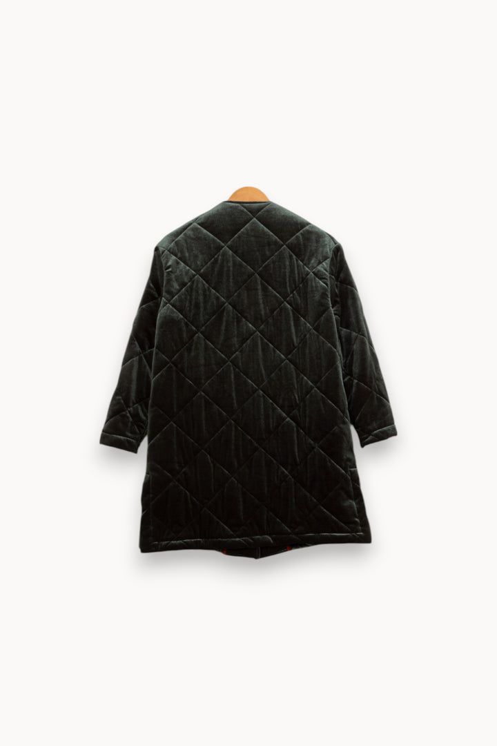 Manteau Matelassé Vert - Taille S/36 de la marque Imprevu | PARAD33383 - Vendu par Paradigme - Image 4