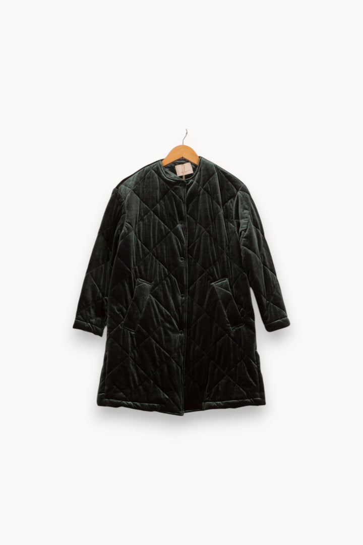 Manteau Matelassé Vert - Taille S/36 de la marque Imprevu | PARAD33383 - Vendu par Paradigme - Image 2