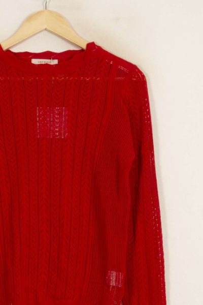 Pull Rouge - Taille XS/34 de la marque Imprevu | PARAD33407 - Vendu par Paradigme - Image 4