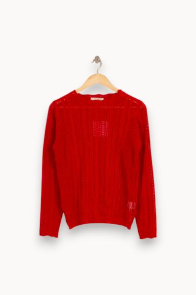 Pull Rouge - Taille XS/34 de la marque Imprevu | PARAD33407 - Vendu par Paradigme - Image 2