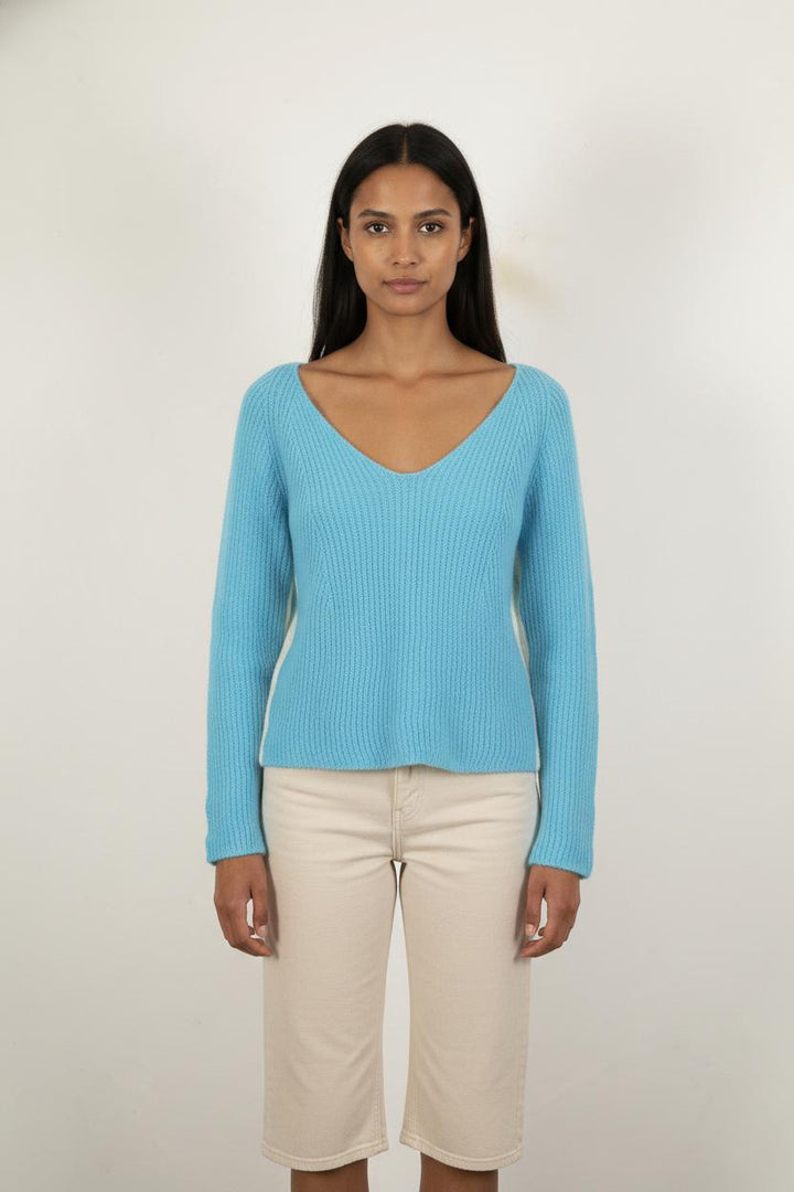 Pull Bleu et Blanc - Taille XXL/44