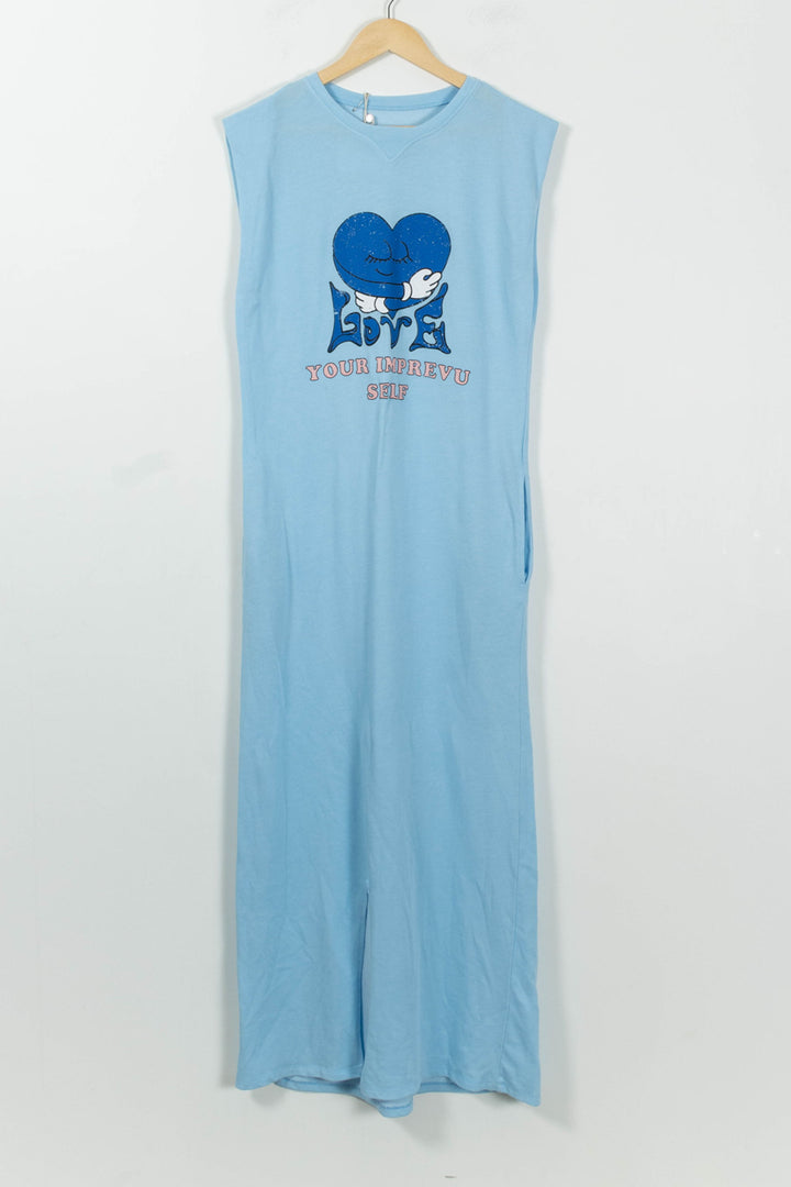 Robe Longue Bleue - Taille L/40 de la marque Imprevu | PARAD33433 - Vendu par Paradigme - Image 2