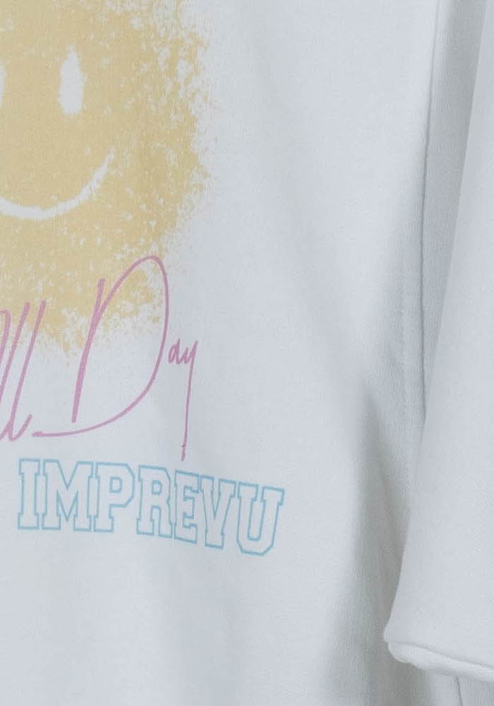 Sweat Blanc - Taille L/40 de la marque Imprevu | PARAD33444 - Vendu par Paradigme - Image 3