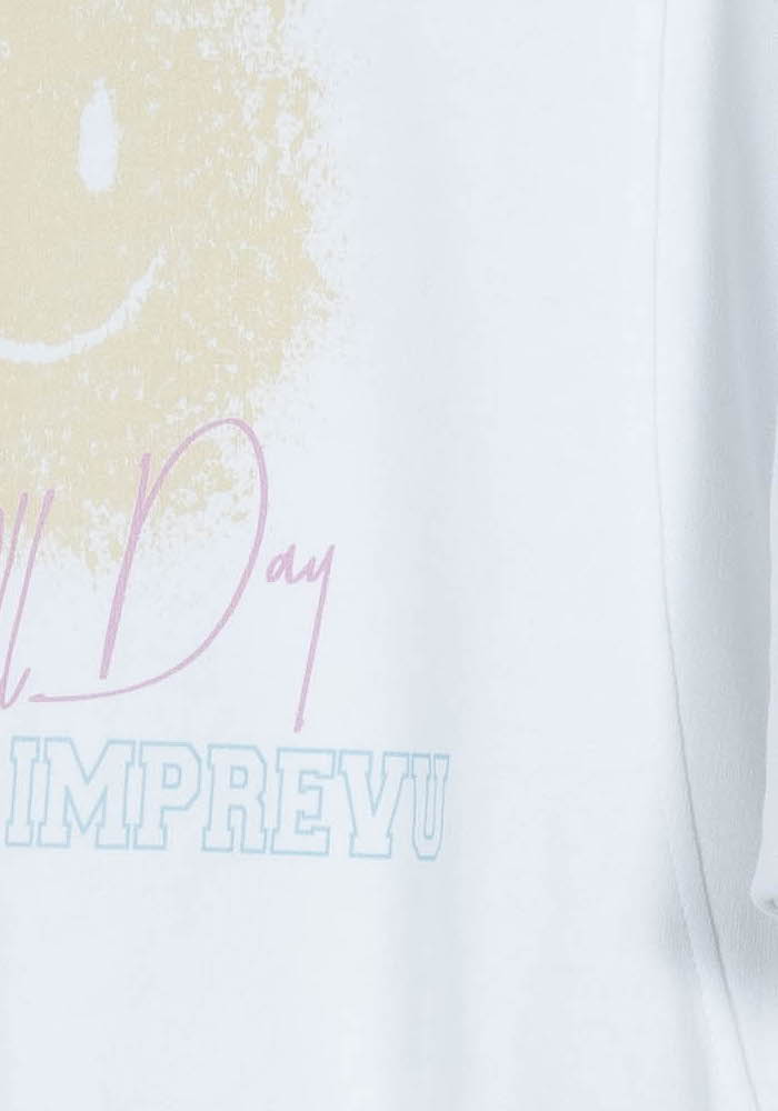 Sweat-shirt Blanc - Taille S/36 de la marque Imprevu | PARAD33445 - Vendu par Paradigme - Image 3